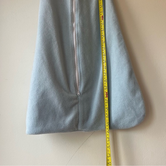 Baby Sleep Sack Light Blue Fleece Wearable Blanket Infant 6–12M Unisex Winter - Picture 3 of 6